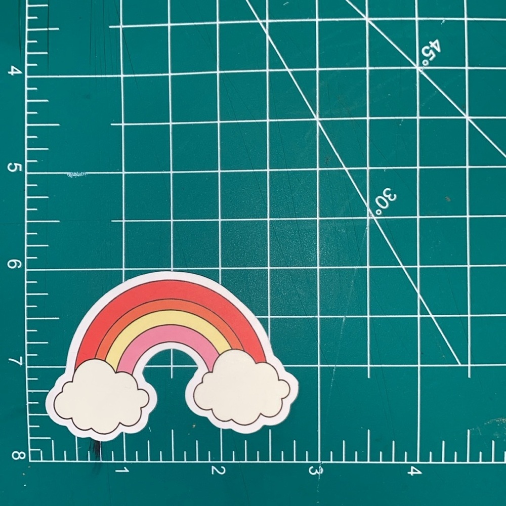 π20/$12π Colorful Rainbow Sticker - Picture 2 of 3